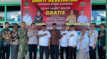 Menjahit Senyum, Menumbuhkan Harapan: Bakti Kesehatan Operasi Bibir Sumbing dan Celah Langit-Langit Gratis Warnai HUT Aceh Tenggara ke-52 dan Hari Bhayangkara ke-80
